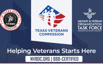 Texas Veterans Commission’s Entrepreneurship Program hosts NVBDC on April 9th, 2025