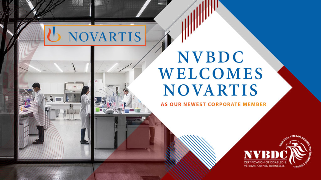 NOVARTIS SUPPORTS VETERAN OWNED BUSINESSES BY BECOMING A NVBDC CORPORATE MEMBER
