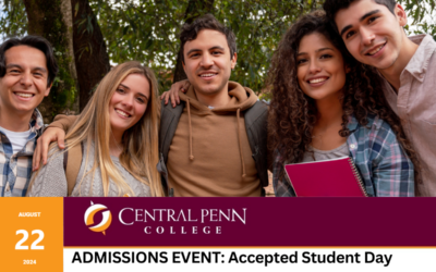 Central Penn College: Accepted Student Day – August 22, 2024