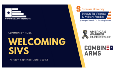 Combined Arms: Serving SIVs in the Community; Thursday, September 23, 4-5:30 p.m. EST