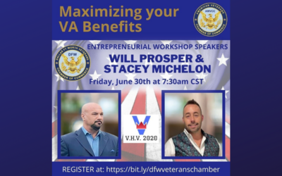 Friday Morning Reveille featuring a presentation on “Maximizing Your VA Benefits” on June 30th, 2023 at 7:00am CST