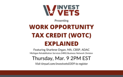 “Work Opportunity Tax Credit (WOTC) Explained” on March 9, 2023 at 2:00pm EST