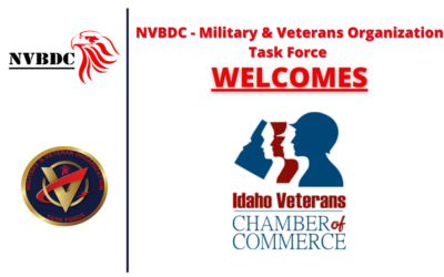 Idaho Veterans Chamber of Commerce joins the NVBDC’s Military & Veteran Organization Task Force.