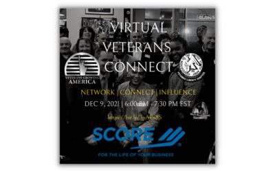 Veterans Growing America- Virtual network connect December 9th, 2021, from 6:00 pm-7:30 pm EST
