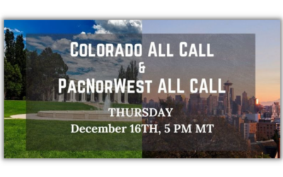 Re4ormed: Colorado/PacNorWest combined All Call, December 16, 2021, at 5:00 pm MT