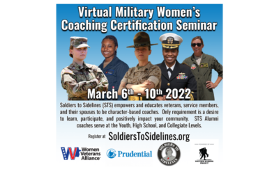 Women Veterans Alliance: Virtual Military Women’s Virtual Coaching Certification Seminar from March 6 @ 8:00 am – March 10 @ 5:00 pm PST