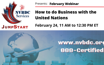 NVBDC February Jumpstart Series: How to do Business with the United Nations.
