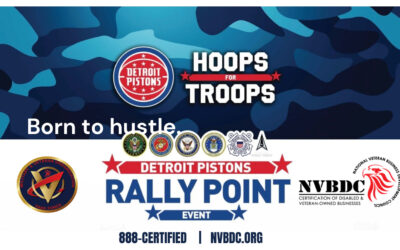 “Hoops for Troops” Detroit Pistons Rally Point Event; October 4th, 2022 – 10:00am-3:00pm EST