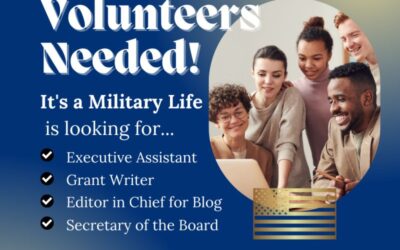 It’s a Military Life is Looking for professional Volunteers