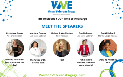 Women Veterans Engage Conference “  The Resilient YOU- Time to Recharge” ;  April 29th, 2023- Registration is NOW OPEN