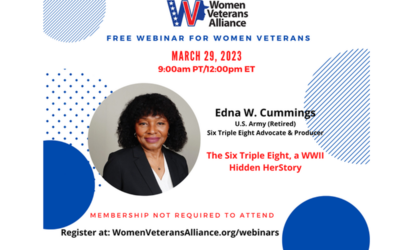 “The Six Triple Eight, a WWII Hidden HerStory”, March 29, 2023 at 12:00pm EST