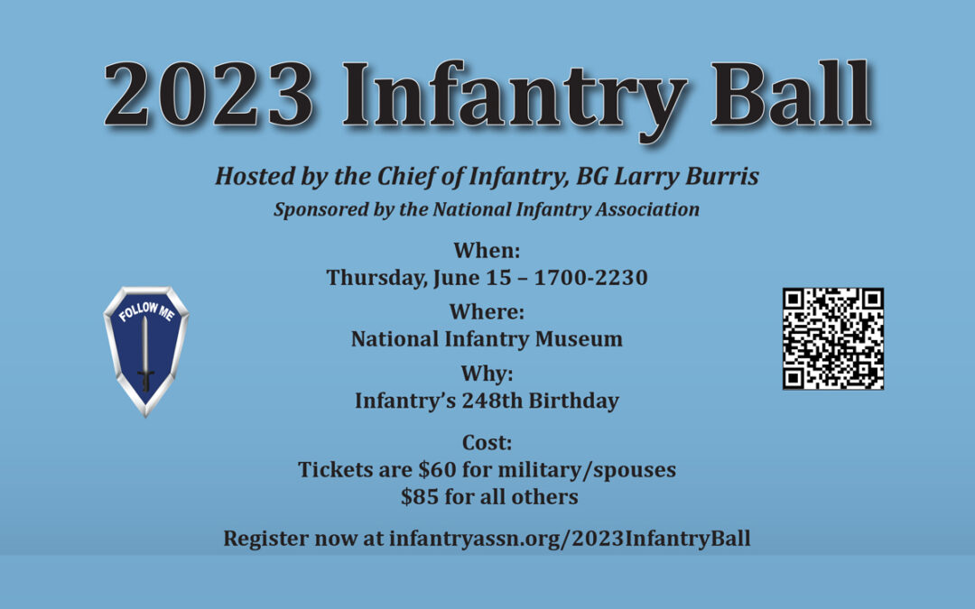 The National Infantry Association hosts 2023 Infantry Ball at the National Infantry Museum -June 15th, 2023