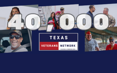 CELEBRATING 40,000 VETERANS SERVED!  Congratulations to our MVO Task Force partners Combined Arms and Texas Veterans commission for all you do for our Veterans.