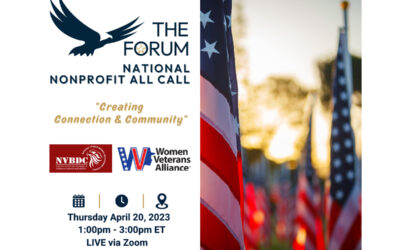 Forum’s National Nonprofit All Call- April 20, 2023 from 1:00 – 3:00pm EST