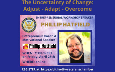 Friday Morning Reveille Featuring guest speaker Phillip Hatfield on the “The Uncertainty of Change: Adjust – Adapt – Overcome”, April 28, 2023 at 7:00am CST