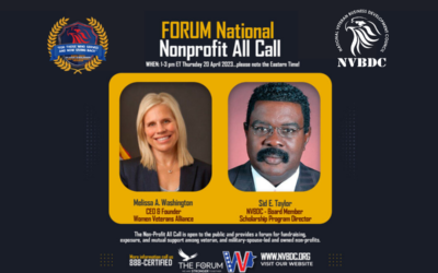 April’s National Non-Profit All Call Showcases A Productive Collaboration Featuring NVBDC Task Force Partners  