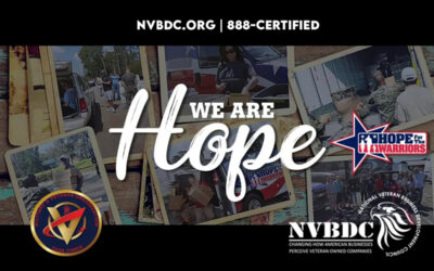 Hope For The Warriors has joined NVBDC Military & Veteran Organization (MVO) Task Force