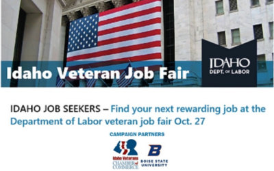 Idaho Veteran Job Fair, October 27, 2023 from 1:00pm-4:00pm