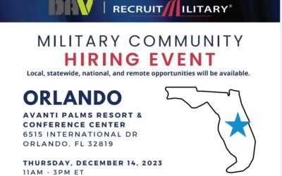 Recruit Military: Hiring Event in Orlando, FL- December 14, 2023