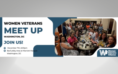 DMV Women Veterans Meetup (Washington DC, Maryland, Virginia), December 7, 2023 from 6:00pm-7:30pm EST