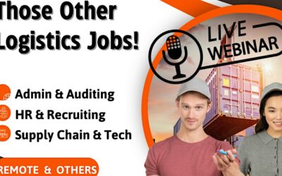 Troops2Logistics: Those Other Logistics Jobs! Webinar, December 5th, 2023 from 7:00pm-8:30pm EST