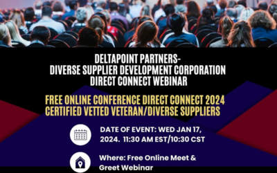 DeltaPoint Partners and DSDC:  Direct Connect Webinar; January 17th, 2024 at 11:30am EST