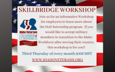 DoD SkillBridge Introduction for Employers Workshop- April 18th, 2024 from 9:00am-10:00am MT