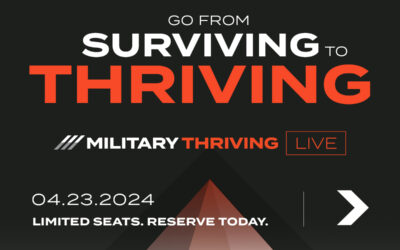 ZeroMils: Military Thriving LIVE Virtual Event; April 23rd, 2024, 12:00pm EST