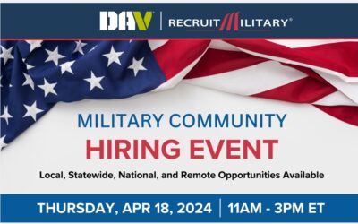 Job Fair at Naval Station Norfolk; April 18th, 2024- 11:00am-3:00pm Eastern