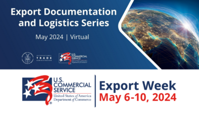 Export Documentation & Logistics Series (10-part series) / Part 10: Export Compliance Considerations for your Shipping Department ; May 28th, 2024, from 1:00pm- 2:00pm ET