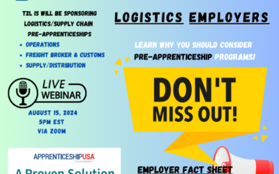 Logistics and Supply Pre-Apprenticeships; August 15, 2024