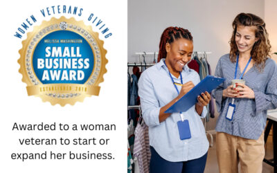 Women Veterans Giving Small Business Award- Q3 Application Period July 1st through September 30th