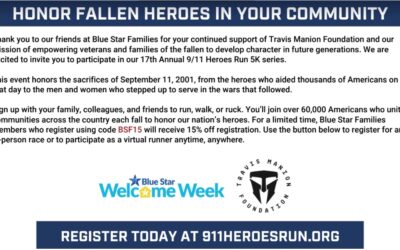 Blue Star Families:  2024 9/11 Heroes Run; September 1, 2024