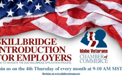 DoD SkillBridge Introduction for Employers Workshop- September 26th, 2024, from 9:00am-10:00am MT