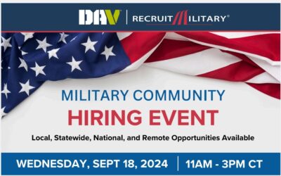 Fort Cavazos Area Veterans Job Fair- September 18, 2024