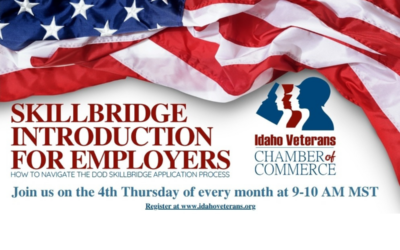 DoD SkillBridge Introduction for Employers Workshop- November 28, 2024, from 9:00am-10:00am MT