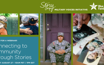 Connecting to Community Through Stories; August 27, 2024 from 10:00am-11:30am PDT