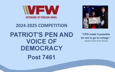 “VFW Scholarship Competition” Application deadline October 30, 2024