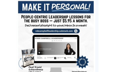 “Introducing ‘Make it Personal!’”  By Rob Campbell