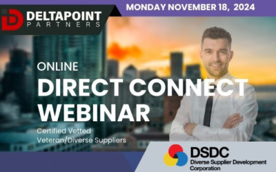 DSDC & DeltaPoint Partners: “FREE DIRECT CONNECT WEBINAR” – November 18, 2024