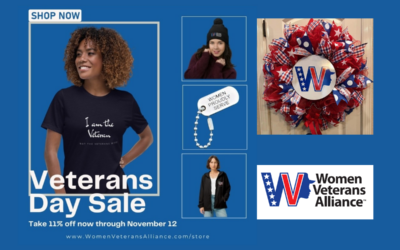 Honor Women Veterans with “Women Proudly Served” Dog-Tag Pins and “Woman Veteran” Stickers – Veterans Day Storewide Sale!