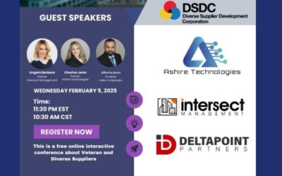 Free Direct Connect Webinar: Finding Qualified Diverse Suppliers; February 5, 2025