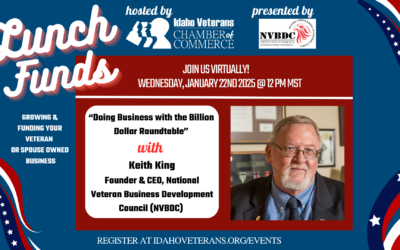 ID Veterans Chamber Lunch & Learn featuring NVBDC; January 22, 2025