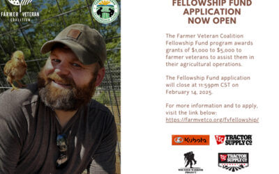 Farmer Veteran Fellowship Fund webinar; January 9th, 2025