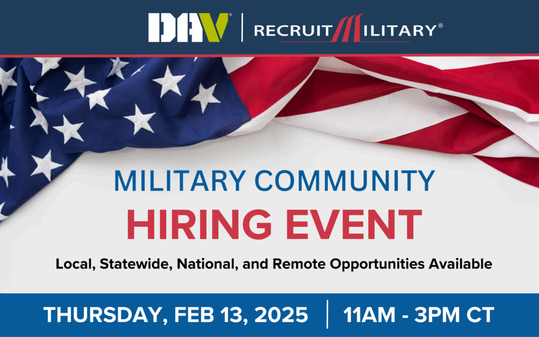 RecruitMilitary: Scott AFB Area Veterans Job Fair; February 13, 2025