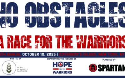 4th Annual No Obstacles: A Race For The Warriors; October 9-10. 2025