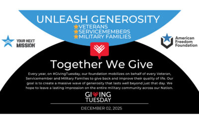 Please Help Us Help Our Veterans, Servicemembers and Military Families on #GivingTuesday!
