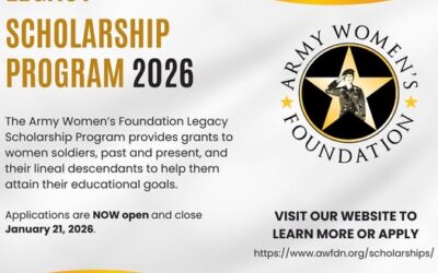 US Army Women’s foundation 2026 Legacy Scholarship Program Deadline to apply Janay 21, 2026