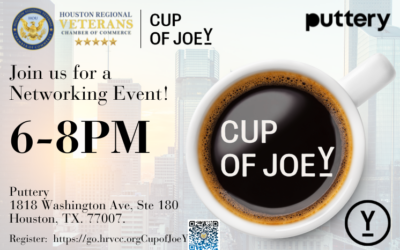 Houston Regional Veterans CoC: HRVCC & Cup of JoeY Networking Event ; March 10, 2026