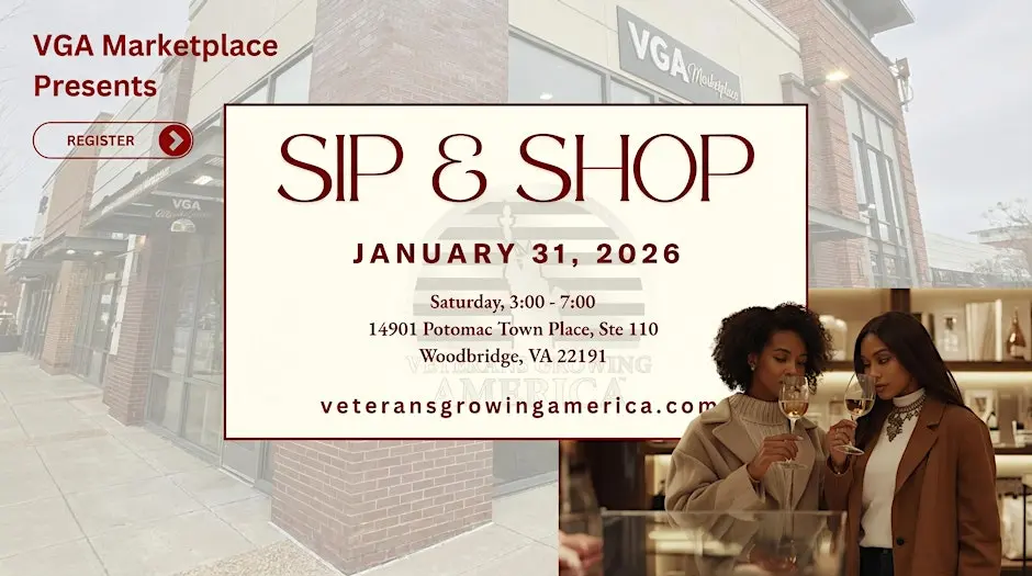 Veterans Growing America: Sip & Shop at VGA Marketplace; January 31, 2026